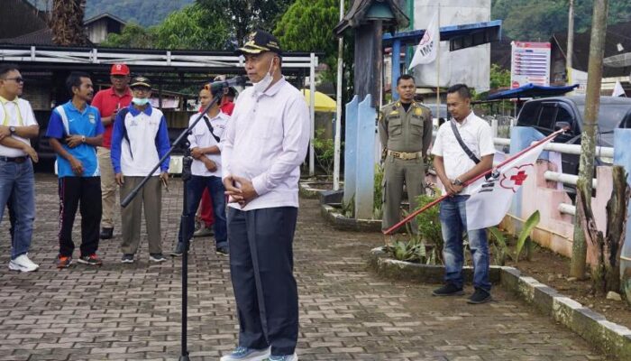 Peringati Harhubnas Ke-55, Dishub Tanah Datar Gelar Gowes Luak Nan Tua