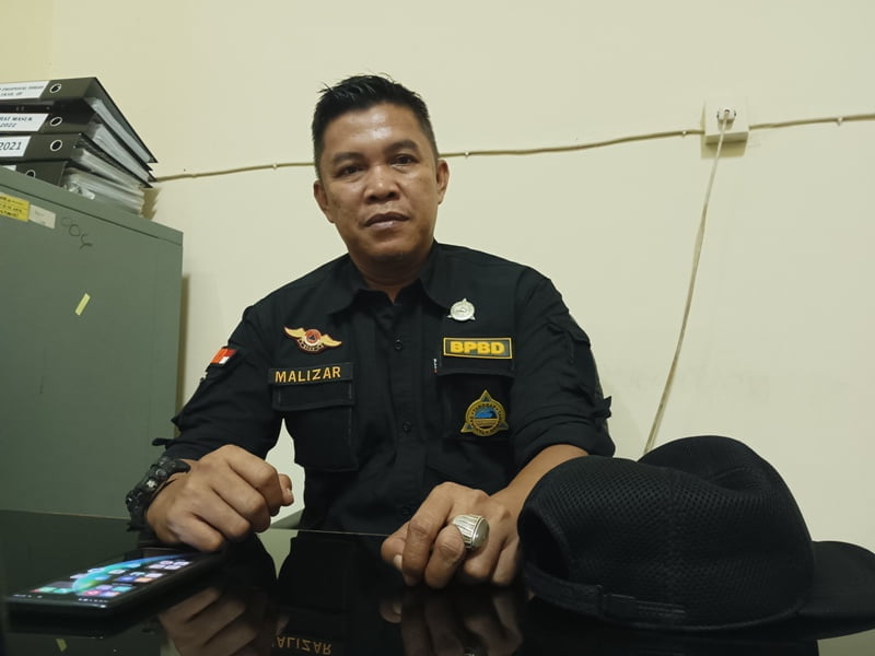 Kepala Bidang Pencegahan dan Kesiapsiagaan BPBD Kota Padang, Malizar Ade