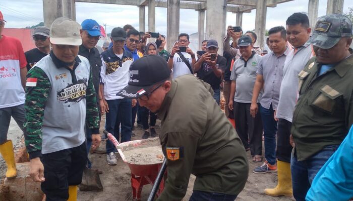 Musala Nurul Ilmi Dibangun, Bupati Tanah Datar Eka Putra Ikut Gotong Royong