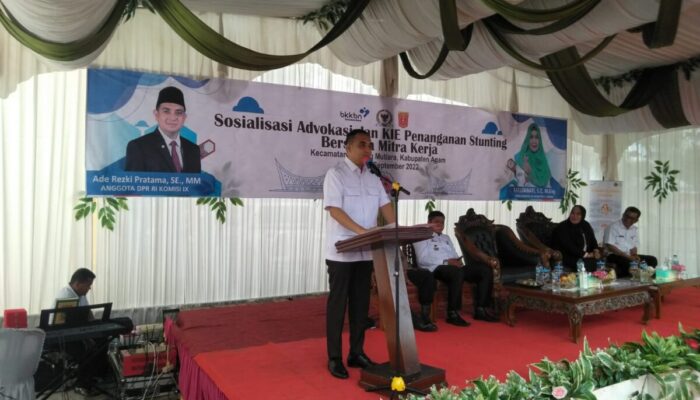 DPR RI dan BKKBN Sumbar Sosialisasi Tekan Angka Stunting di Agam