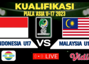 Malam Ini! Laga Hidup-Mati Indonesia vs Malaysia di Kualifikasi Piala Asia U17 2023