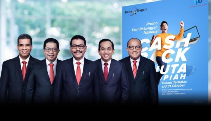 Meriahkan Bulan Inklusi Keuangan dan Harpelnas, Bank Nagari Lanjutkan Promo Cashback Pinjaman