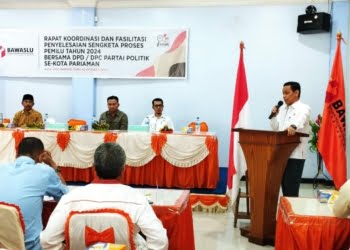 Bawaslu Pariaman “Duduk Bersama” Partai Politik Bahas Penyelesaian Sengketa Pemilu 2024