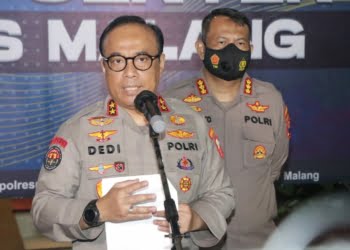 Polri Pastikan Tindak Tegas Pelaku Anarkis di Luar Stadion Kanjuruhan