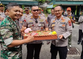 Tiga Kapolres Ini Serentak Beri Kejutan untuk Dandim 0310/SS Sijunjung Letkol. Inf. Endik Hendra Sandi
