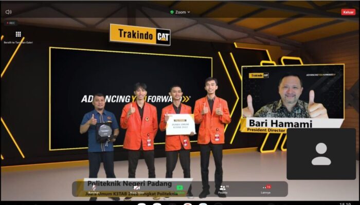 Raih Juara Umum K3TAB 2022, Teknik Alat Berat Politeknik Negeri Padang Terbaik di Indonesia