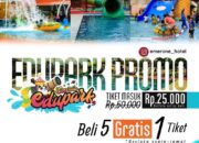 Cukup Rp25K, Nikmati Permainan Wahana Air di Edupark Emerone Hotel Batusangkar