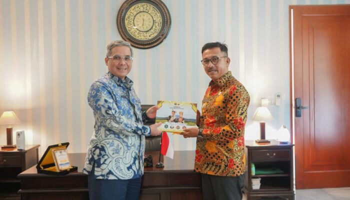 Potensi Kembangkan Kedaulatan Pangan, Pemkab Solsel Kunjungi Wamentan RI