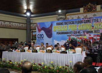 Wakapolri Pimpin Tactical Floor Game, Susun Strategi Pengamanan KTT G20 di Bali