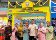Dekranasda Pasaman Barat Aktif Perkenalkan Sulaman Benang Emas dan Batik Desa Baru pada Minangkabau Heritage