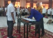 Rendahnya Pengelolaan dan Pengembangan, PDAM Tirta Saribu Sungai Jalin Kerja Sama dengan Perumda Air Minum Padang