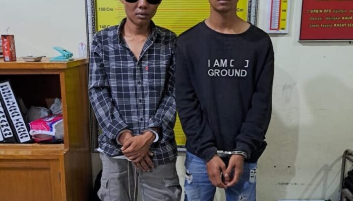 Dua Pelaku Dibekuk Satresnarkoba Polres Tanah Datar