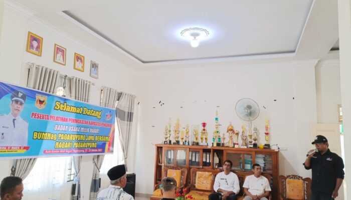 BUMNag Jaya Bersama Pagaruyung Adakan Pelatihan Peningkatan Mengelola Lembaga