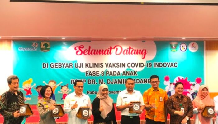 RSUP M Djamil Lakukan Uji Klinis Vaksin IndoVac Terhadap Anak