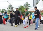 Peringatan HKN ke-58, Dinkes Sijunjung Gelar Senam Massal