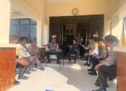 Pengamanan Pilkades Serentak 2022, Kapolres Donggala AKBP M Yudie Sulistiyo Berikan Arahan Personel Polsek Sirenja