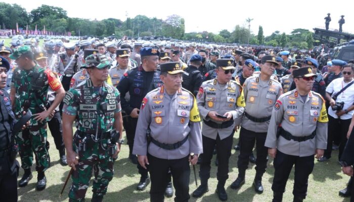 Apel Pasukan Operasi Puri Agung, Kapolri: Presiden Minta Jaga Kehormatan Selama G20