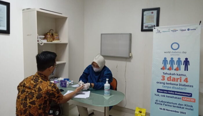 Hari Diabetes Sedunia, Holding BUMN Farmasi Gelar Pengecekan Kadar Gula Darah Gratis