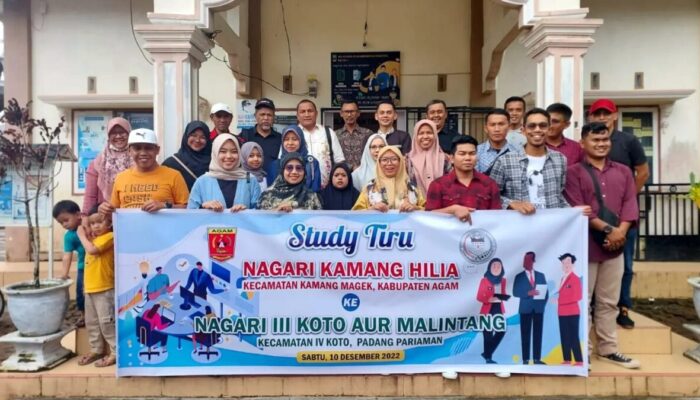 Studi Tiru Sistem Digitalisasi, Nagari Anti Korupsi Sumatera Barat Kunjungi Nagari III Koto Aur Malintang