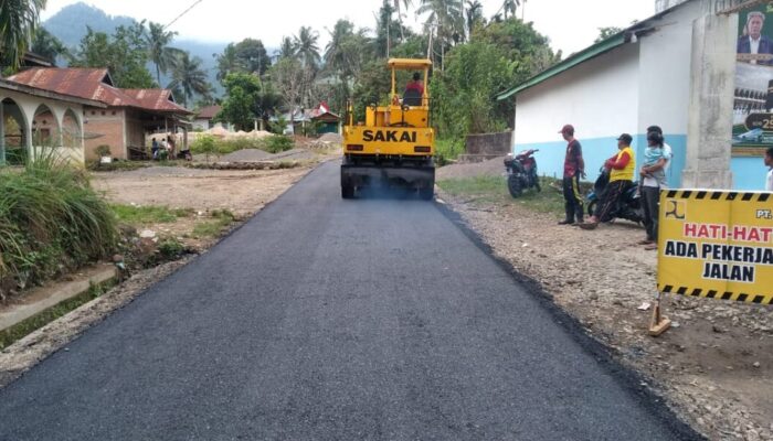 Dengan Anggaran Rp32 Miliar, Dinas PU Pasaman Barat Bangun Fisik Jalan di 11 Kecamatan
