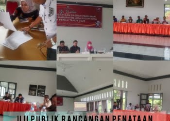 KPU Lima Puluh Kota Tetapkan Hasil Rancangan Penataan Dapil Anggota DPRD Tahun 2024