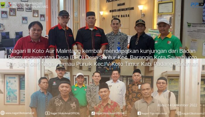 Syahnan Simatupang: Luar Biasa Nagari III Koto Aur Malintang, Ini Layak Dikunjungi