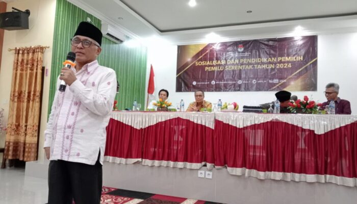 KPU Sumbar Gelar Acara Sosialisasi dan Pendidikan Pemilu 2024, Guspardi Gaus: Lebih Asyik Jadi DPR RI daripada Gubernur