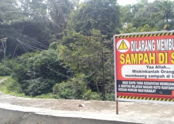 Perna No.10/2017, Sanksi Tegas Bagi Pembuang Sampah Sembarangan di Koto Rantang Agam