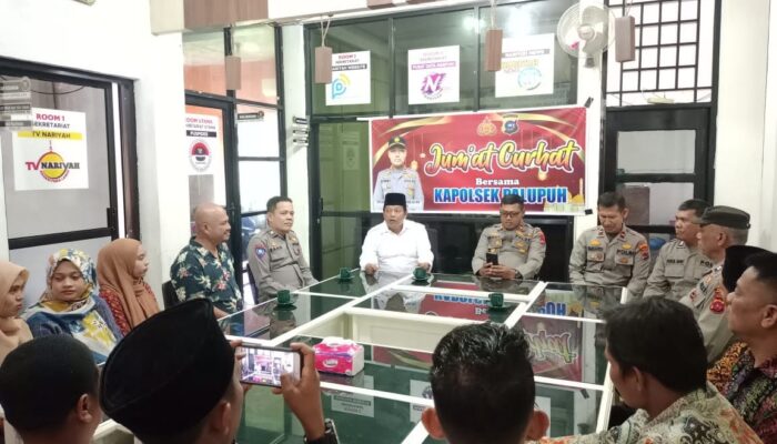 Giat Jumat Curhat Bersama Wali Nagari Pasie Laweh, Langkah Preventif Kapolsek Palupuh Jaga Trantibmas