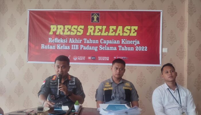 Selama Tahun 2022, Rutan Kelas II B Padang Laksanakan 32 Kali Razia Blok Hunian, Temukan Berbagai Barang Terlarang