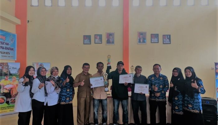 Pokdakan Gelugur Batu Balang Juara 3 Lomba Unit Pembenihan Rakyat Tingkat Kabupaten Lima Puluh Kota
