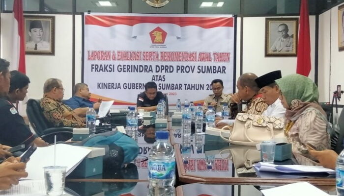 Evaluasi Kinerja Gubernur Tahun 2022, Fraksi Gerindra Sorot Soal Progul Mangkrak