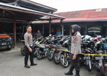 56 Sepeda Motor Diamankan Saat Operasi Balap Liar Polres Payakumbuh