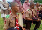 Isak Tangis Orang Tua, 38 Anggota Bintara Saka Bhayangkara Polres Dharmasraya Mandi Kembang