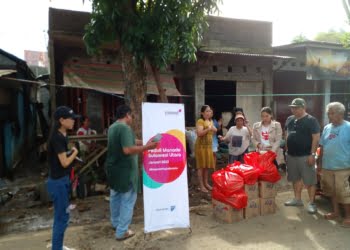 IOH Salurkan Bantuan kepada Korban Banjir dan Longsor Manado