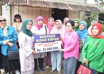 Indo Jalito Peduli Bedah Rumah Warga PSB