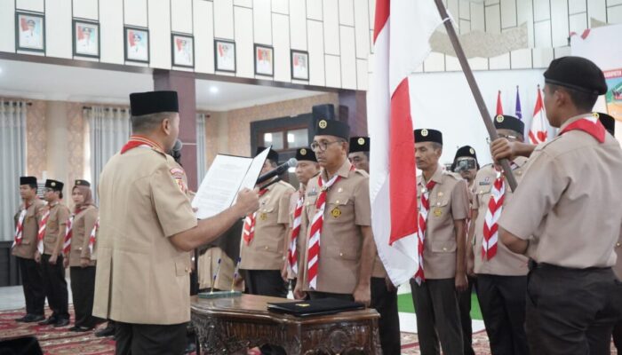 Mabicab dan Pengurus Kwartir Cabang 0319/Gerakan Pramuka Solok Selatan Dilantik