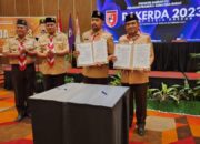 Kanwil Kemenag Sumbar dan Kwarda Pramuka Sumbar Teken Nota Kesepahaman