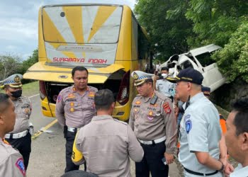 Jasa Raharja Jamin Seluruh Korban Tabrakan Bus Surabaya Indah dan Travel Pancasari di Sumbawa Barat