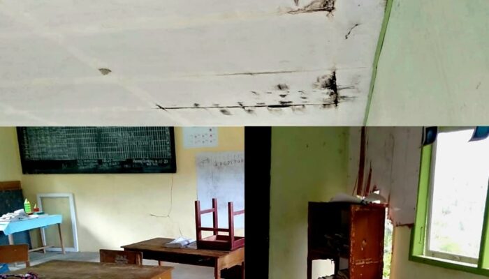 Miris! Kondisi SDN 21 Kecamatan IV Koto Aur Malintang Rusak Berat