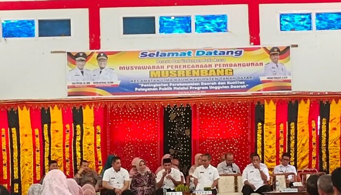 Wakili Bupati Tanah Datar, Jasrinaldi Buka Musrenbang Kecamatan Lima Kaum