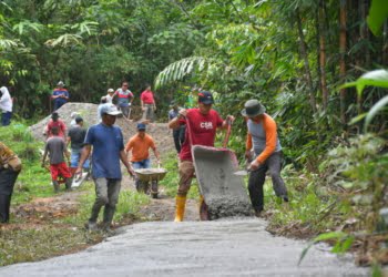 Padang Bergoro III, Semen Padang Betonisasi Jalan Gaduik Ketek