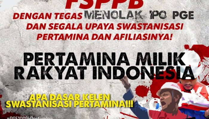 Federasi Serikat Pekerja Pertamina Sumbagut Tegas Tolak IPO PGE