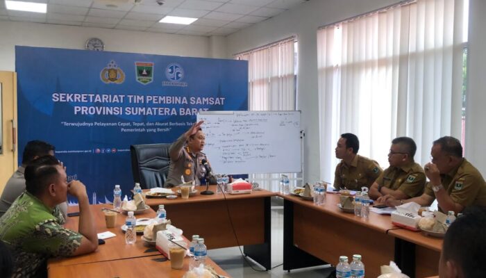 Implementasi UU No. 22 Tahun 2009, Dirlantas Polda Sumbar Kombes Pol Hilman Wijaya Pimpin Rakor