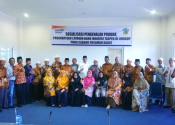 Bank Mandiri Taspen Sosialisasikan Program di Lingkup PWRI Pasbar