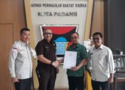 Akhirnya Terjawab Sudah…. Wali Kota Padang  Serahkan Nama Calon Wawako ke DPRD