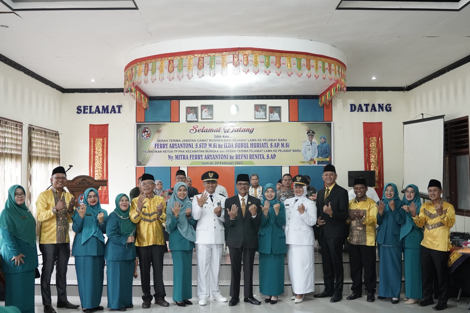 Sertijab Camat Mungka. ist