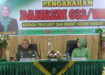 Danrem 032/Wbr Ingatkan Prajurit TNI Jangan Ada yang Buat Pelanggaran