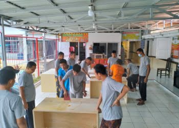 WBP Lapas Kelas III Suliki Diberikan Pelatihan Bidang Mebel