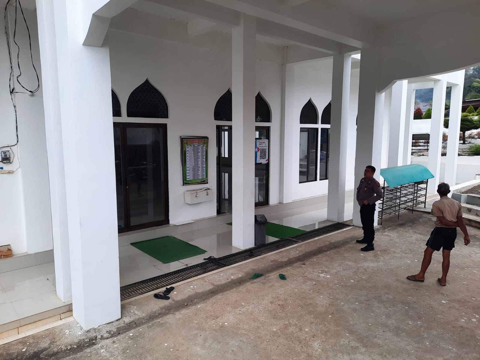 Situasi Masjid Raya Al Muttaqin Tigo Jangko Lintau Buo. Ist